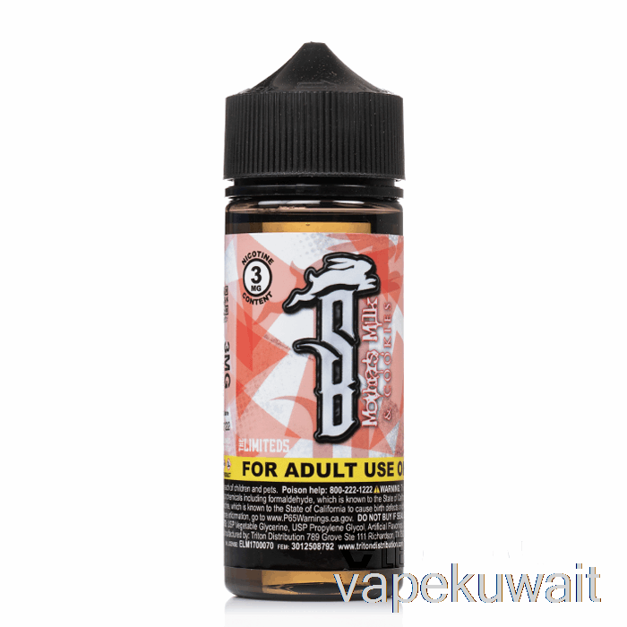 حليب الأم والبسكويت - أرنب انتحاري - 120 مل 0 ملغ نظام جراب Vape